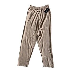 Pembrook Mens Comfort Collection Pull On Pants Size S Tan Adaptive Senior Wear